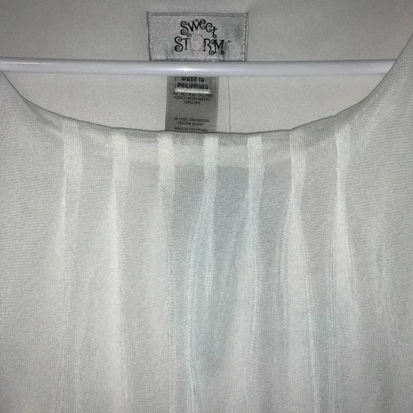 Sweet Storm Pleated Skirt Sheer Top Dress - Picture 5 of 6